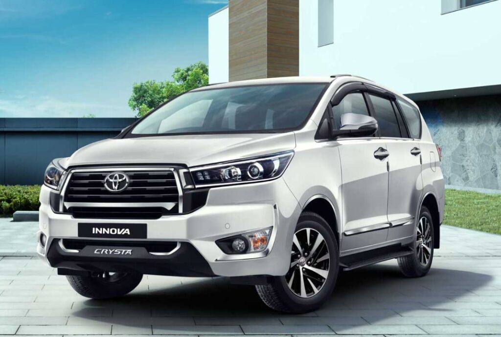 Rent Toyota Innova Crysta for Corporate transportation Service